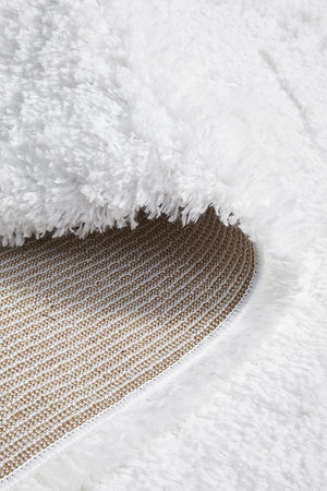 Angel White Shag Rug - Floorsome - Angel Collection