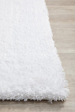 Angel White Shag Rug - Floorsome - Angel Collection