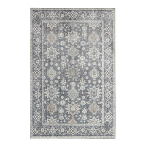 Anna Grey Machine Washable Rug - Floorsome - Modern