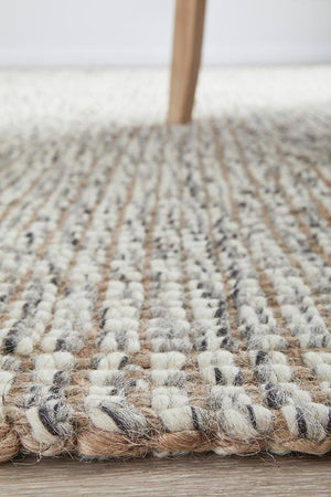 Arabella Grey Runner Rug - Floorsome - ARABELLA COLLECTION