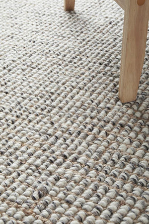 Arabella Grey Runner Rug - Floorsome - ARABELLA COLLECTION