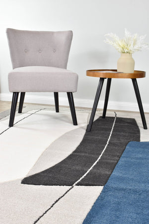 Aria Grey Blue Rug - Floorsome - INDOOR/OUTDOOR