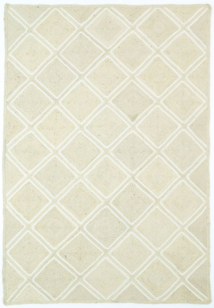 Artisan Beige Natural Parquetry Rug