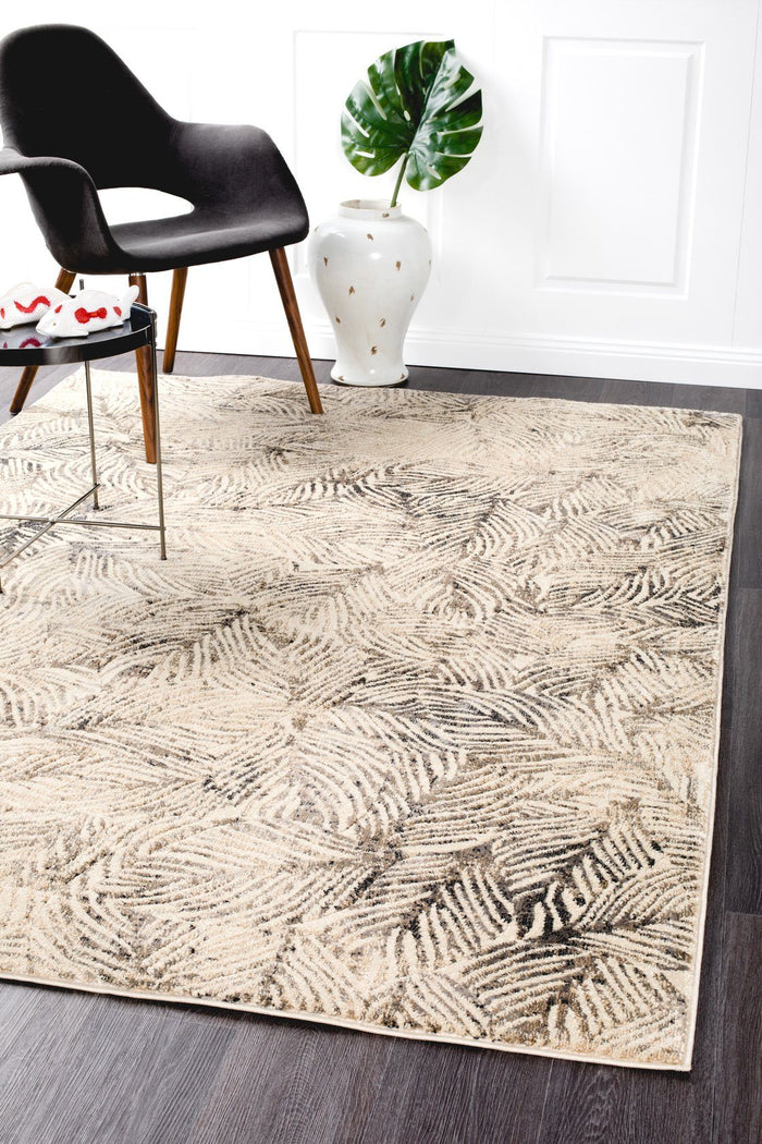 Artistic Nature Modern Charcoal Rug