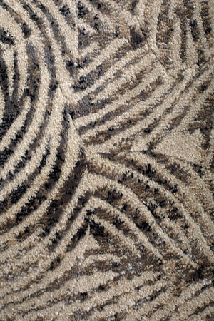 Artistic Nature Modern Charcoal Rug - Floorsome - Modern