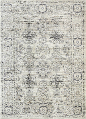 Arya Cream Ziegler Traditional Ikat Rug - Floorsome - Traditional