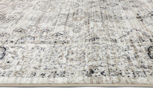 Arya Cream Ziegler Traditional Ikat Rug - Floorsome - Traditional