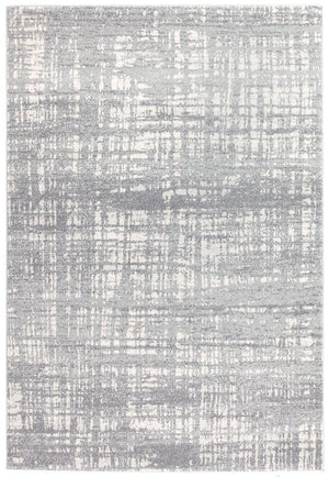 Ashley Abstract Modern Silver Grey Rug - Floorsome - Modern