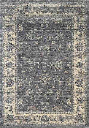 ATLANTA Vintage Grey Rug - Floorsome - Traditional