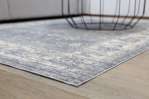 ATLANTA Vintage Grey Rug - Floorsome - Traditional