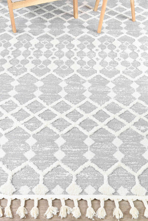 August Mia Grey Rug - Floorsome - INDOOR/OUTDOOR