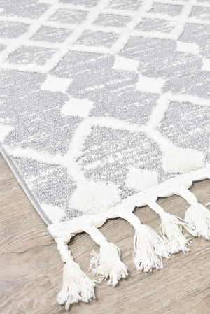 August Mia Grey Rug - Floorsome - INDOOR/OUTDOOR