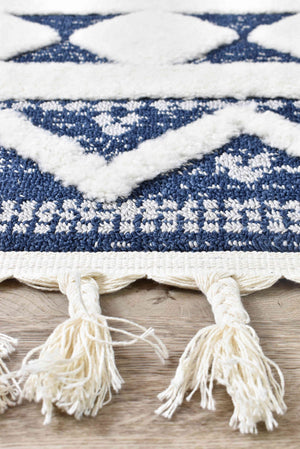 August Mia Navy Rug - Floorsome - INDOOR/OUTDOOR