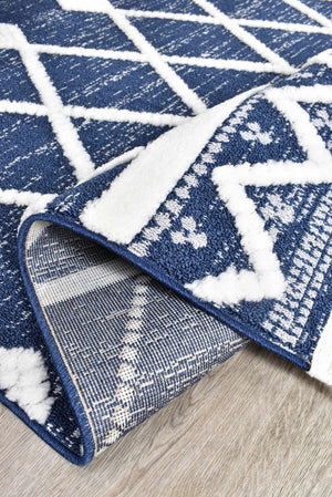 August Mia Navy Rug - Floorsome - INDOOR/OUTDOOR