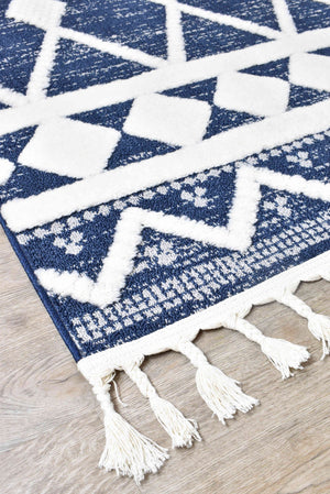 August Mia Navy Rug - Floorsome - INDOOR/OUTDOOR