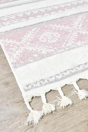 August Mia Pink Rug - Floorsome - INDOOR/OUTDOOR