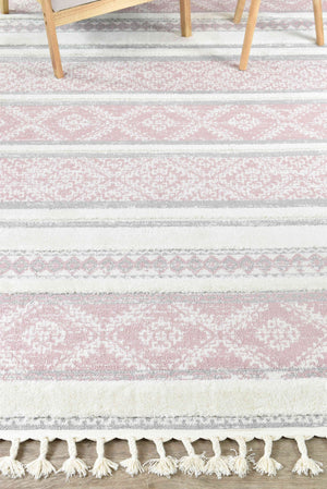 August Mia Pink Rug - Floorsome - INDOOR/OUTDOOR