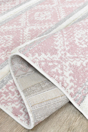 August Mia Pink Rug - Floorsome - INDOOR/OUTDOOR