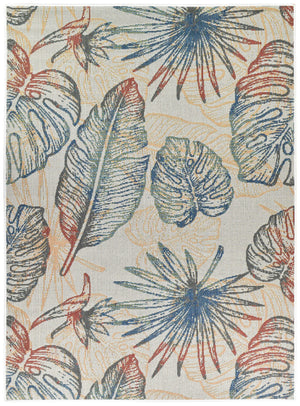 Aurora Palm Leaves Indoor/Outdoor Rug - Floorsome - INDOOR/OUTDOOR