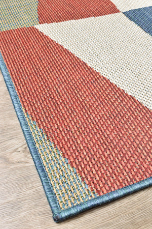 Aurora Polygon Indoor/Outdoor Rug - Floorsome - INDOOR/OUTDOOR