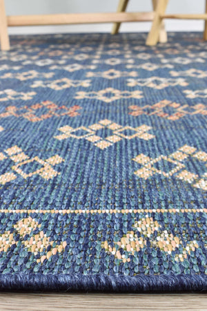 Aurora Sapphire Indoor/Outdoor Rug - Floorsome - INDOOR/OUTDOOR