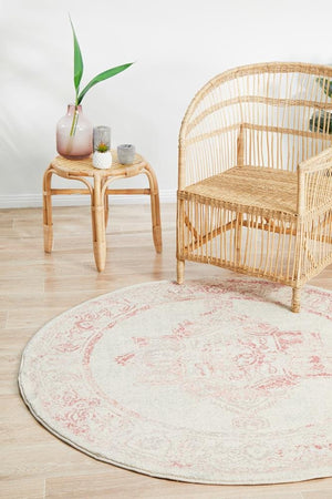 Avenue 702 Rose Round Rug - Floorsome - Avenue Collection