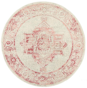Avenue 702 Rose Round Rug - Floorsome - Avenue Collection