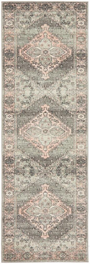 Avenue 703 Grey Runner Rug - Floorsome - Avenue Collection