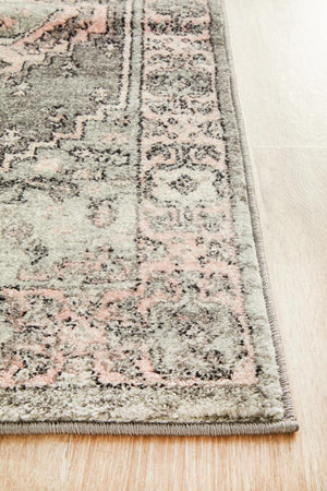 Avenue 703 Grey Runner Rug - Floorsome - Avenue Collection