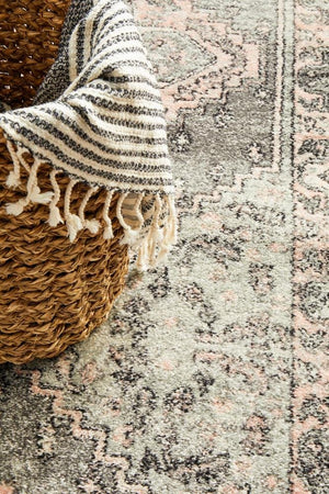 Avenue 703 Grey Runner Rug - Floorsome - Avenue Collection