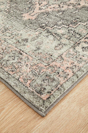 Avenue 703 Grey Runner Rug - Floorsome - Avenue Collection