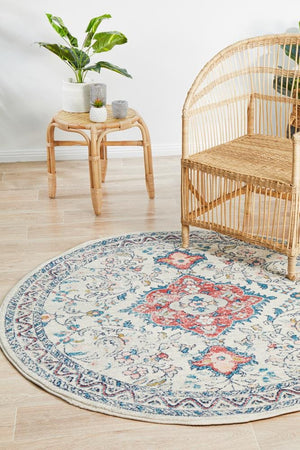 Avenue 705 Pastel Round Rug - Floorsome - Avenue Collection