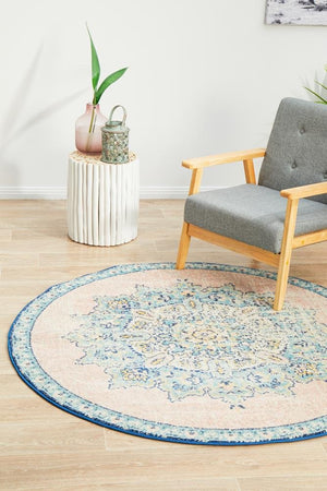 Avenue 706 Flamingo Round Rug - Floorsome - Avenue Collection