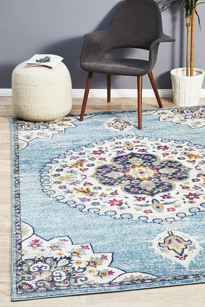 Babil Akkad Bohemian Blue Rug