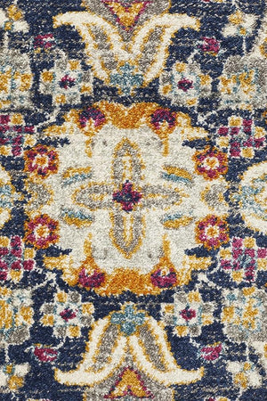 Babil Akkad Bohemian White Rug - Floorsome - MODERN