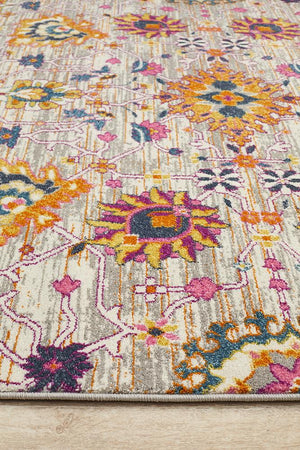 Babil Basra Bohemian Multi Rug - Floorsome - MODERN