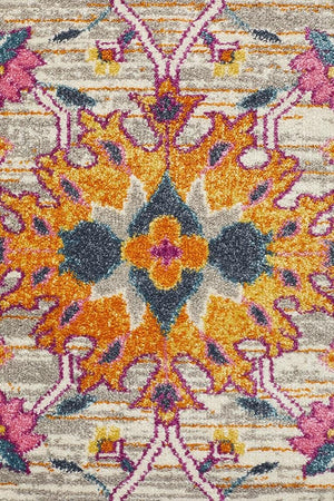 Babil Basra Bohemian Multi Rug - Floorsome - MODERN