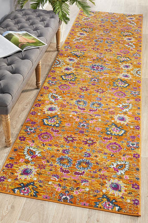 Babil Basra Bohemian Runner Rug - Floorsome - MODERN