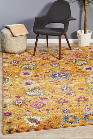 Babil Basra Bohemian Rust Rug - Floorsome - MODERN