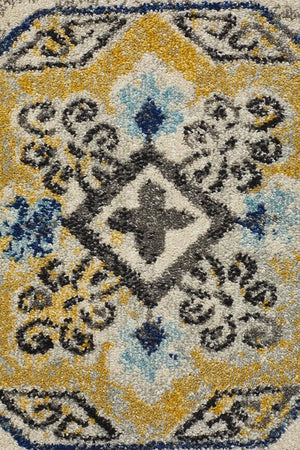 Babil Eshnunna Bohemian Blue Rug - Floorsome - MODERN