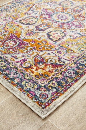 Babil Harran Bohemian Multi Runner Rug - Floorsome - MODERN