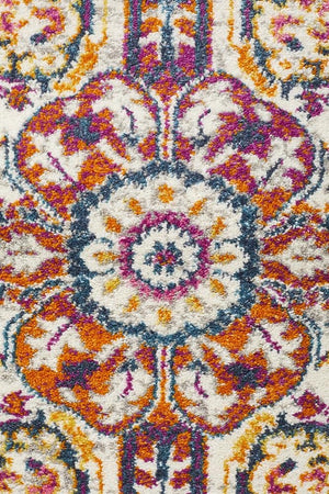 Babil Harran Bohemian Multi Runner Rug - Floorsome - MODERN