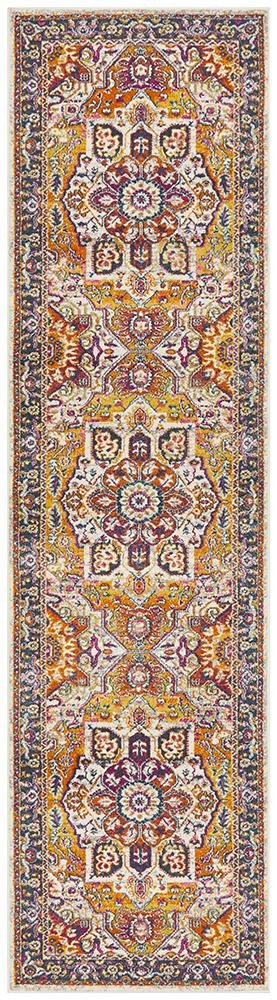 Babil Harran Bohemian Multi Runner Rug - Floorsome - MODERN