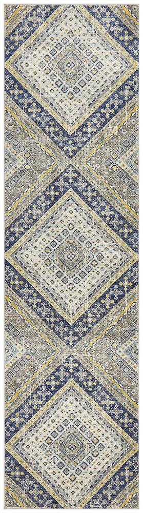 Babil Nimrud Bohemian Navy Rug - Floorsome - MODERN