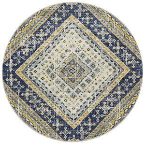 Babil Nimrud Bohemian Round Rug - Floorsome - MODERN