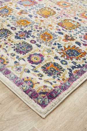 Babil Nuzi Bohemian Multi Runner Rug - Floorsome - MODERN