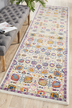 Babil Nuzi Bohemian Multi Runner Rug - Floorsome - MODERN