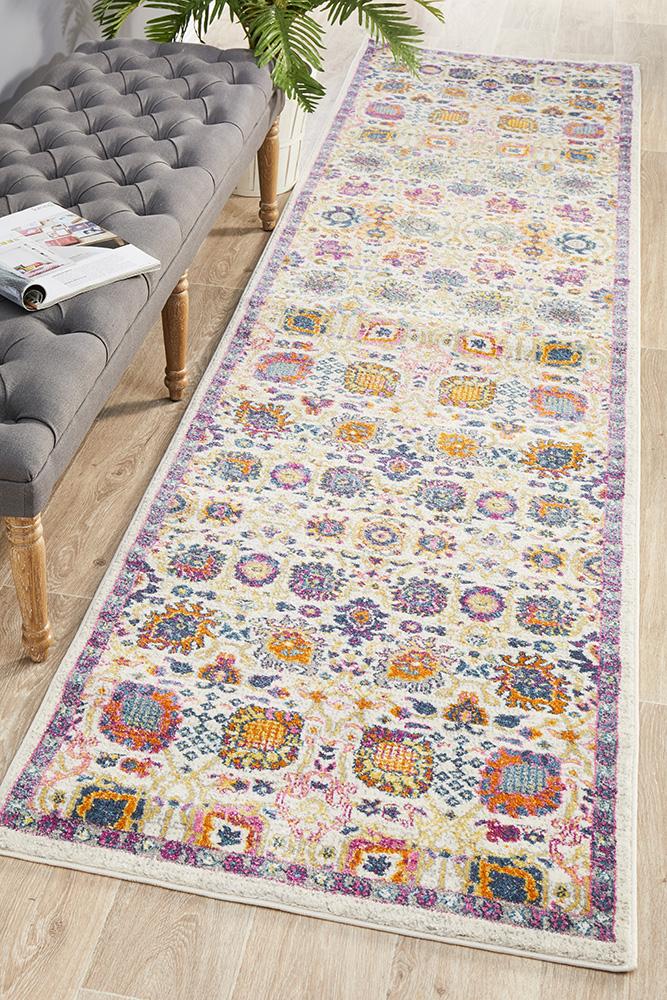 Babil Nuzi Bohemian Multi Runner Rug