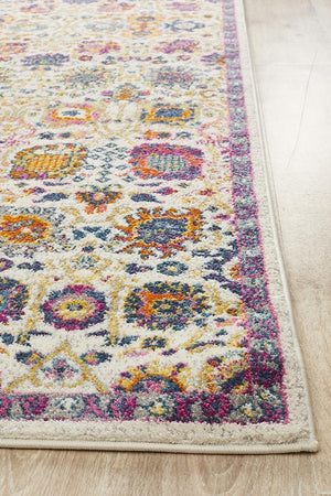 Babil Nuzi Bohemian Multi Runner Rug - Floorsome - MODERN