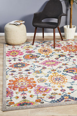 Babil Samarra Bohemian Multi Rug - Floorsome - MODERN